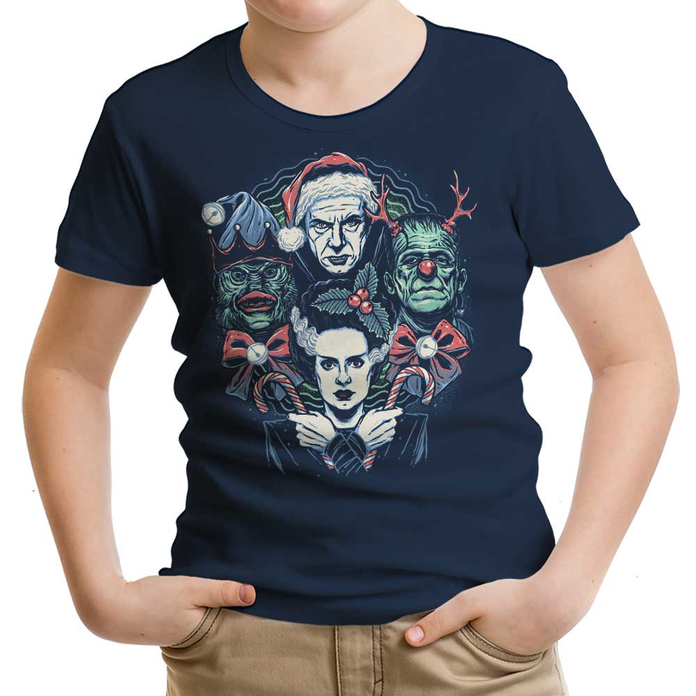 Youth Christmas Monsters Apparel by Momma Gorilla