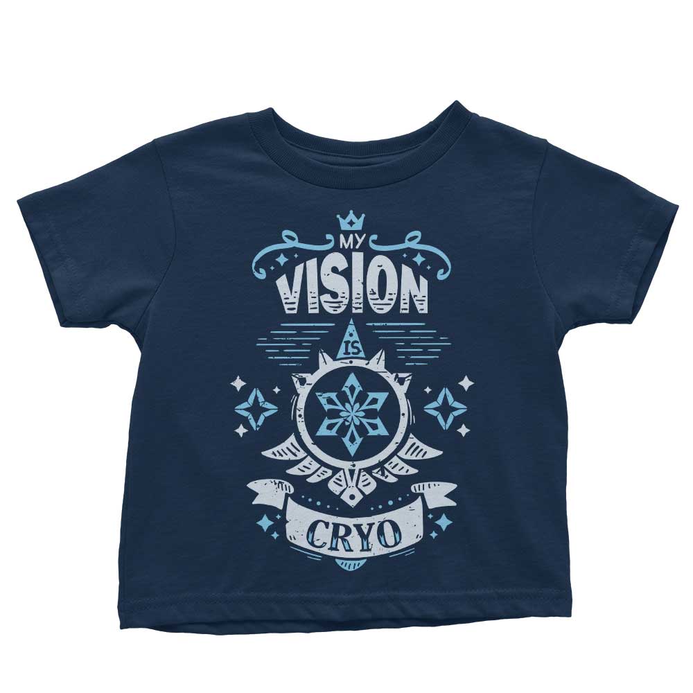 Typhoonic Art's My Vision is Cryo Youth and Infant Apparel Collection