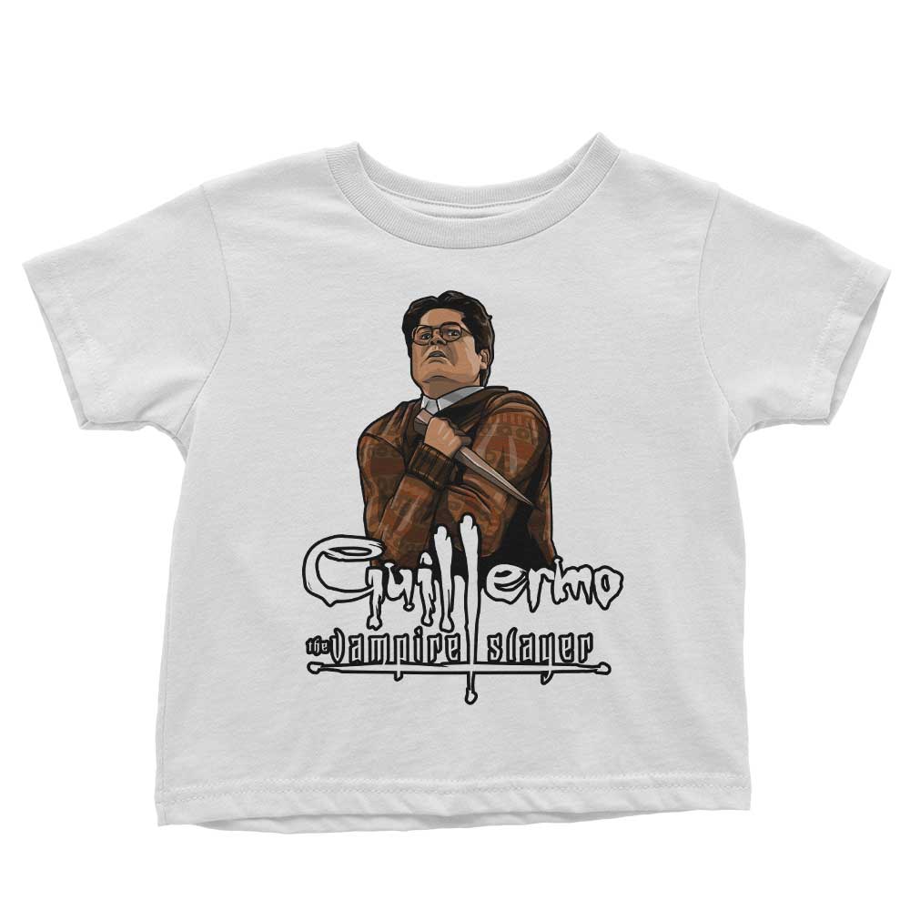 Youth and Infant Apparel Inspired by Guillermo the Slayer from Bolt from the Blue