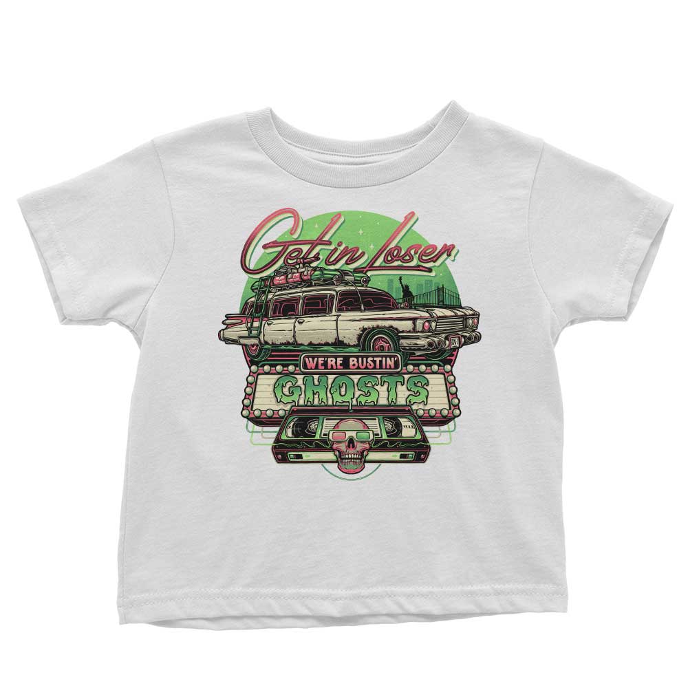 Youthful 'We're Bustin' Ghosts' Apparel from Momma Gorilla