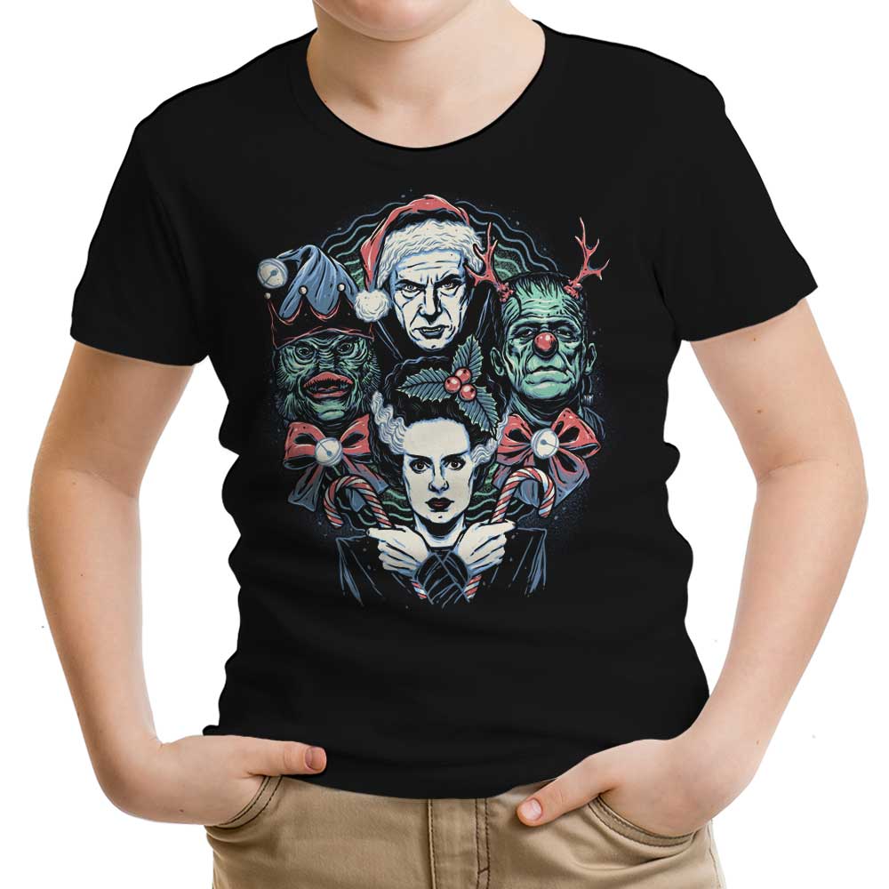 Youth Christmas Monsters Apparel by Momma Gorilla