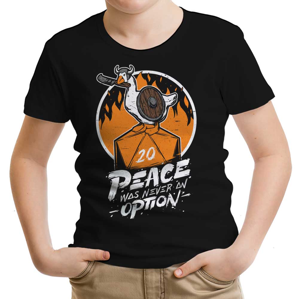 Youth's Stylish 'Peace Was Never an Option' Apparel from Studio Mootant