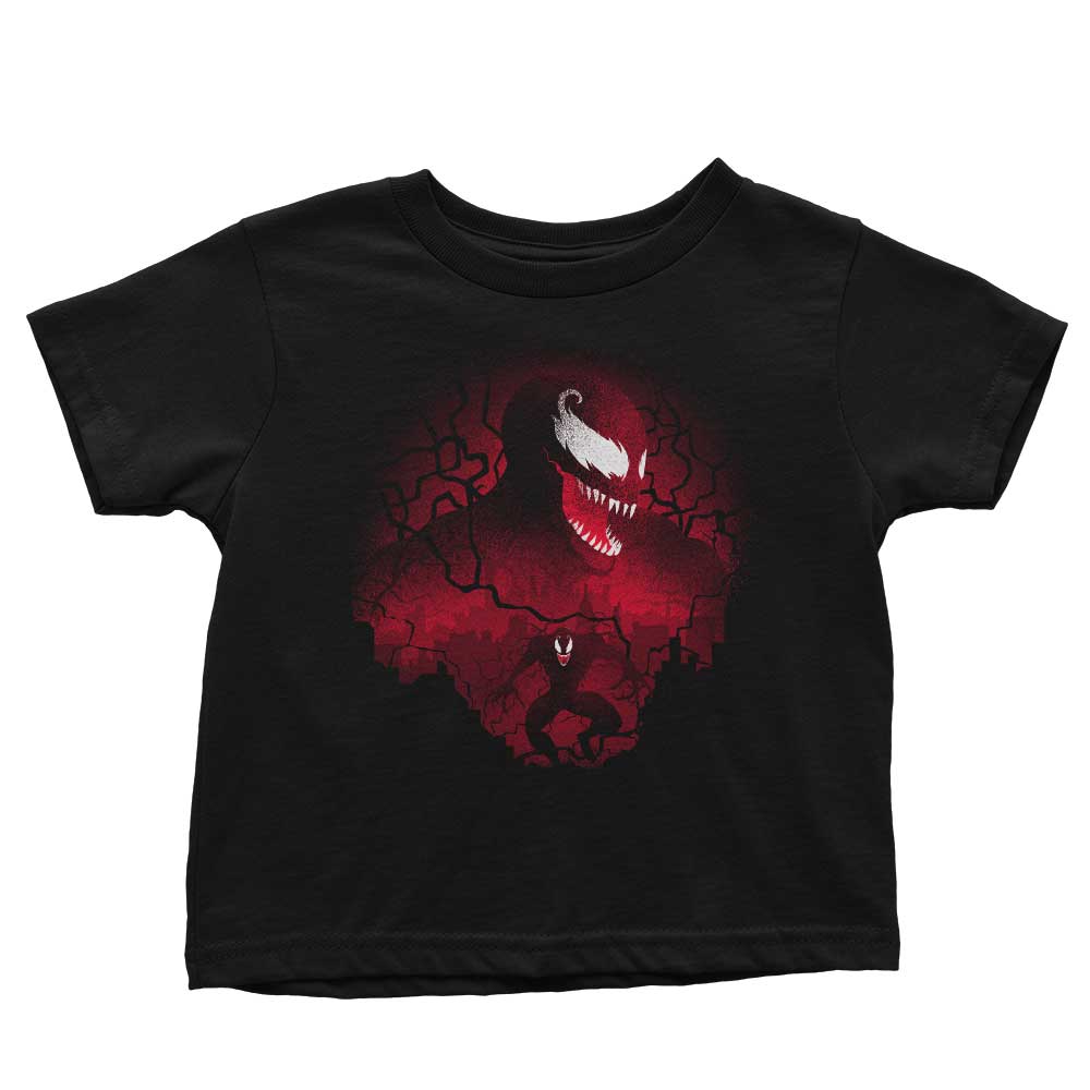 Red Symbiote-themed Youth Clothing Apparel