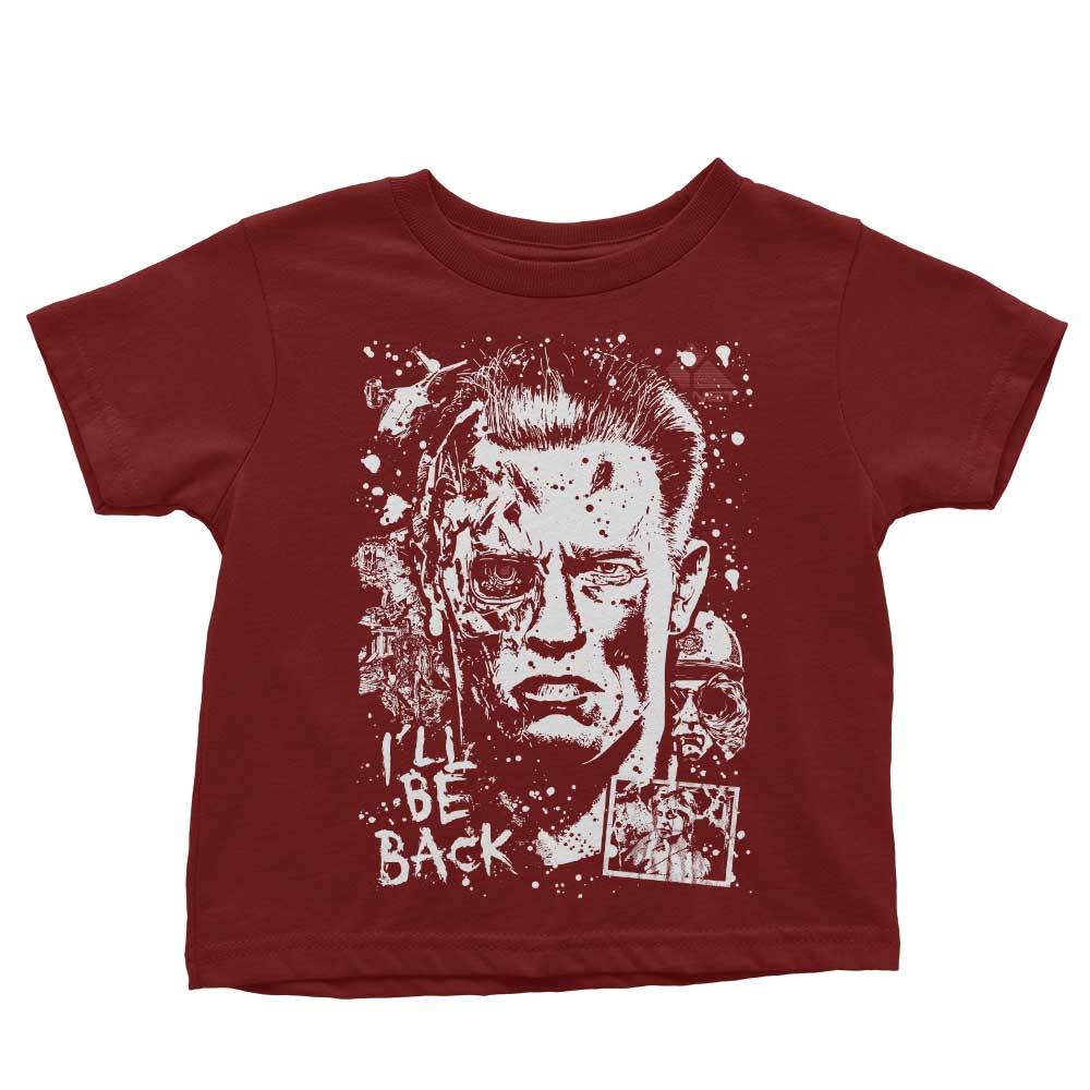 Stylish 'I'll Be Back' Youth and Infant Apparel Collection