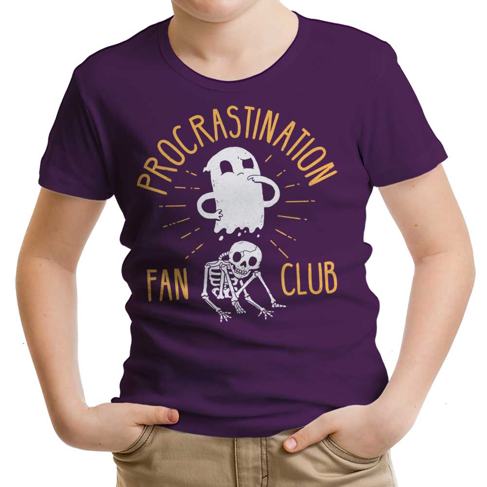Youth and Infant Apparel - Procrastination Fan Club Collection