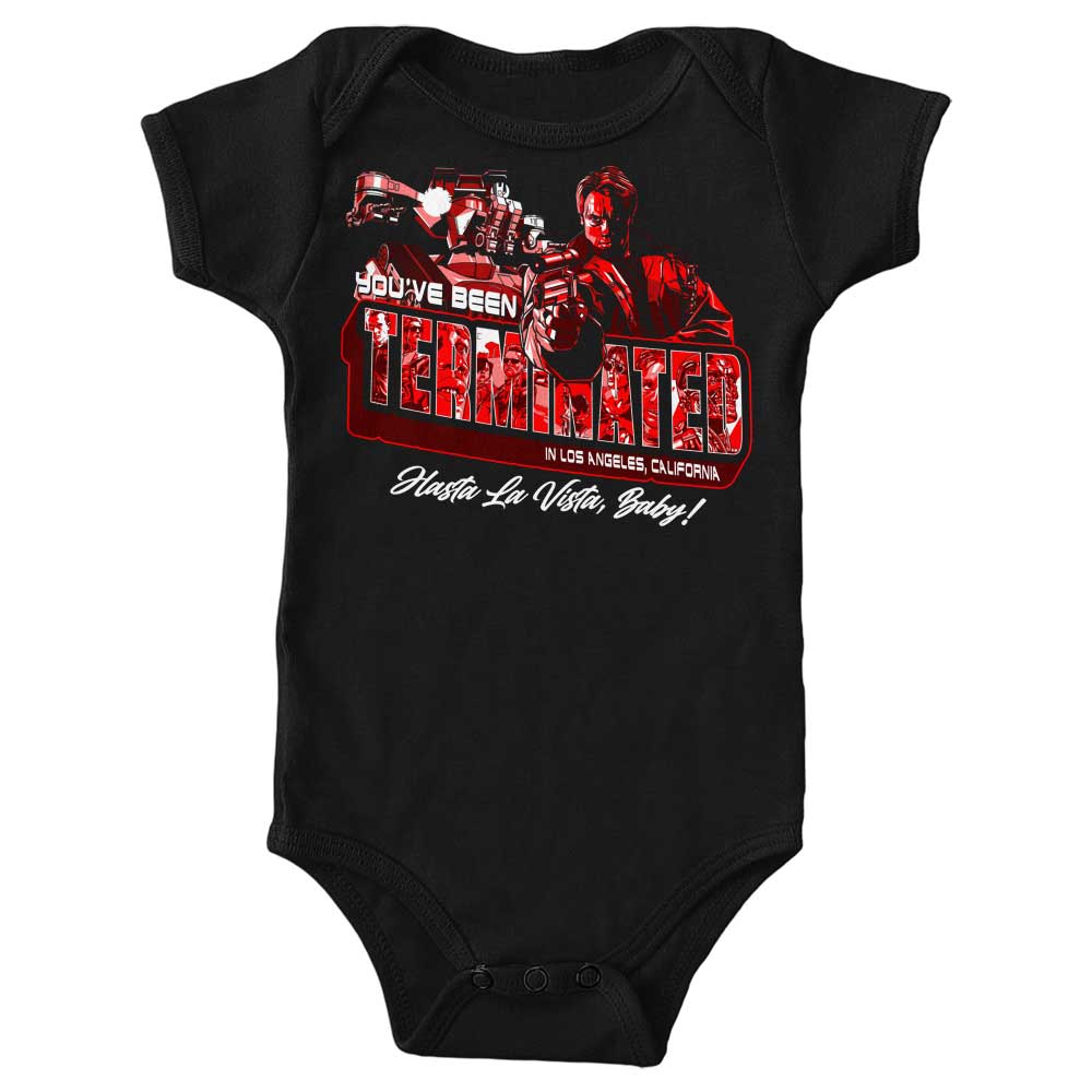GoodIdeaRyan's 'You've Been Terminated' Youth and Infant Apparel Collection