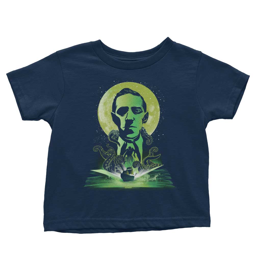 Lovecraft Book-themed Youth and Infant Apparel Collection