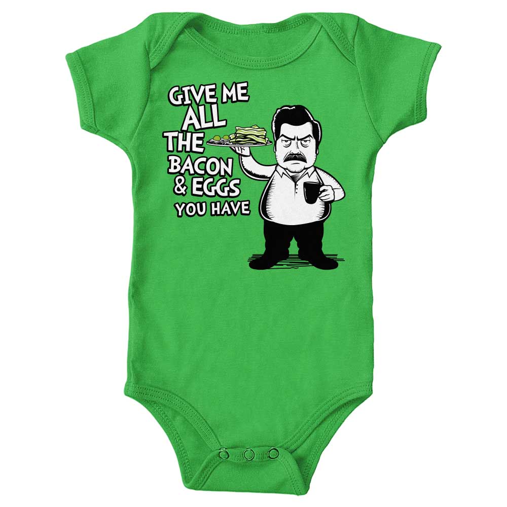 Tom Trager's Youth Apparel: Bacon and Eggs T-Shirts & Onesies