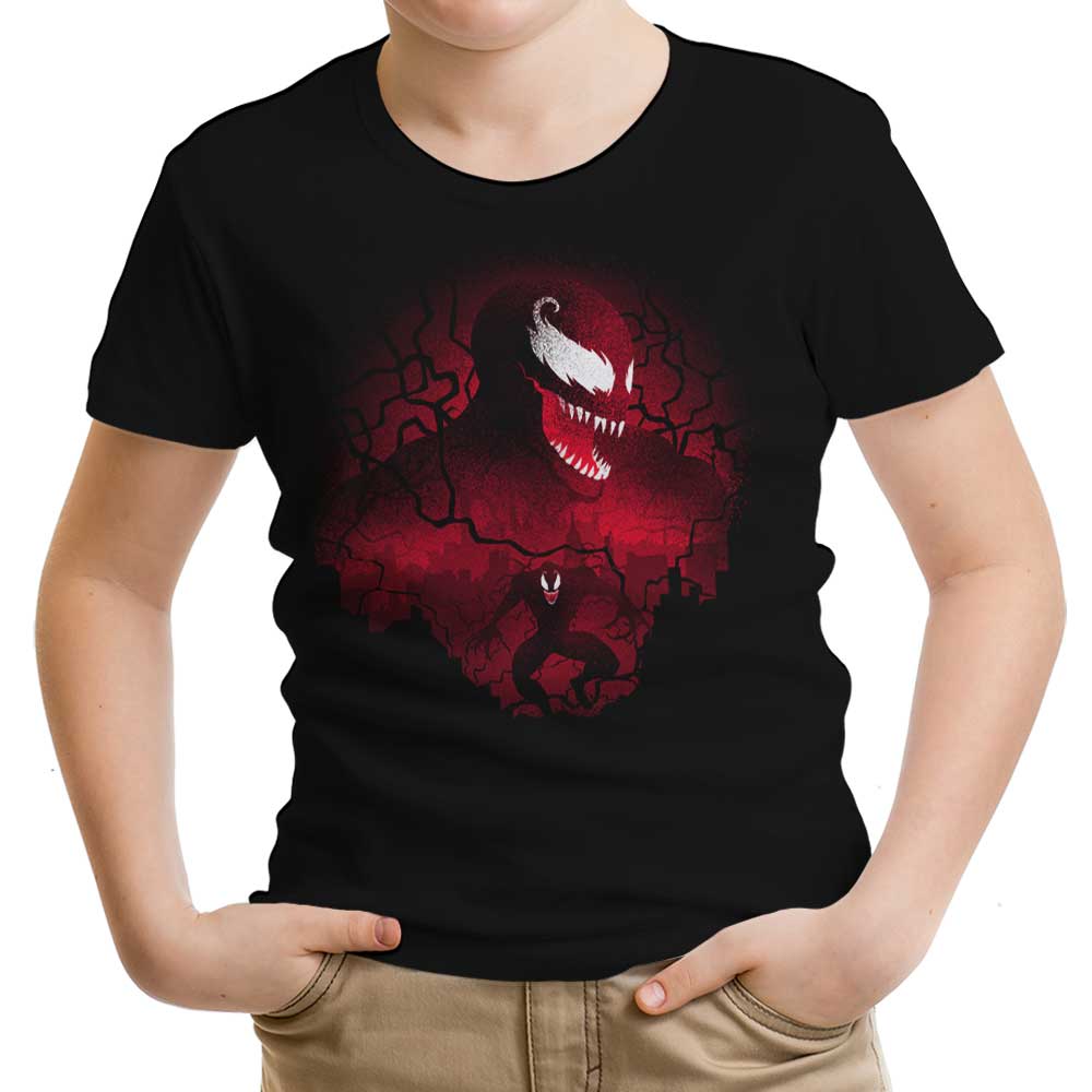 Red Symbiote-themed Youth Clothing Apparel