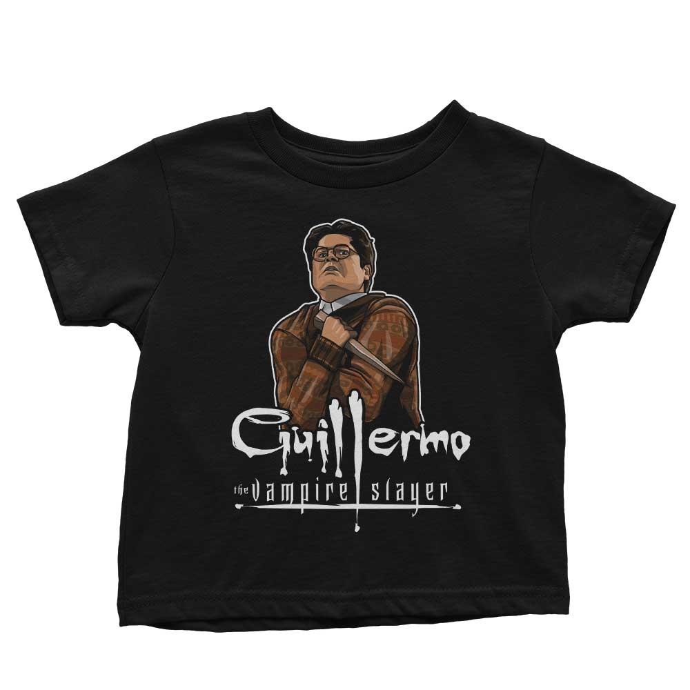 Youth and Infant Apparel Inspired by Guillermo the Slayer from Bolt from the Blue