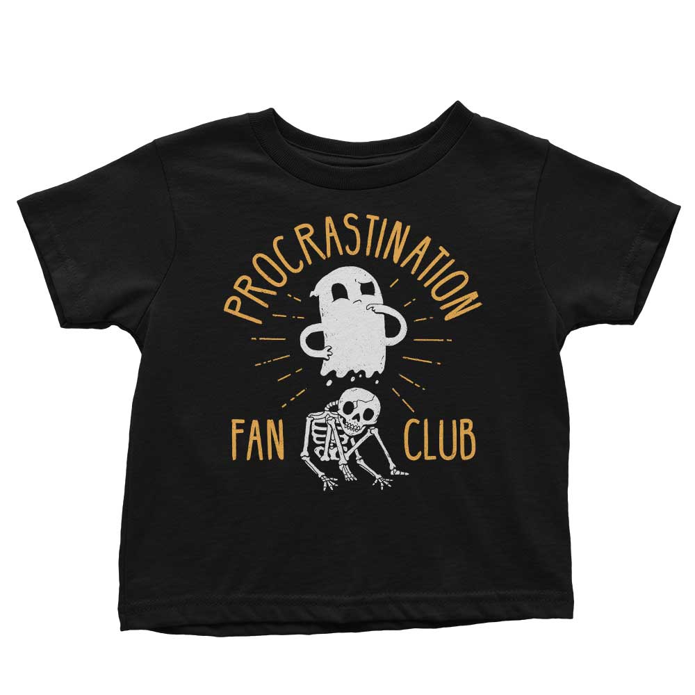 Youth and Infant Apparel - Procrastination Fan Club Collection