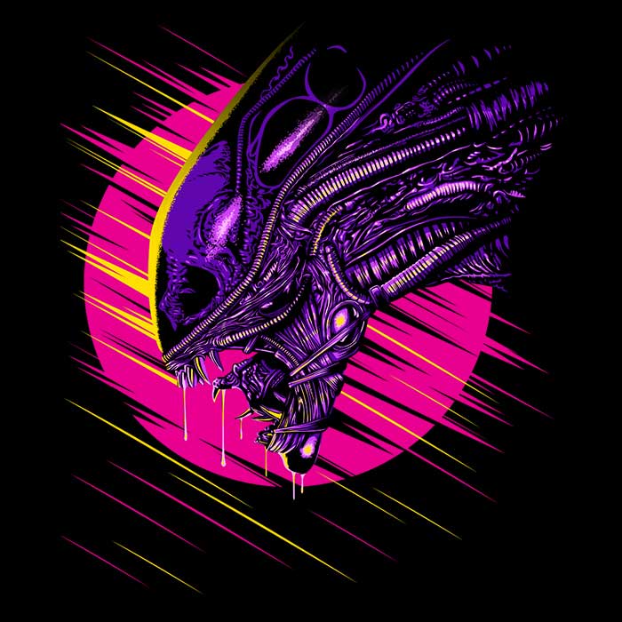 Trippy Alien - Stylish Youth Apparel