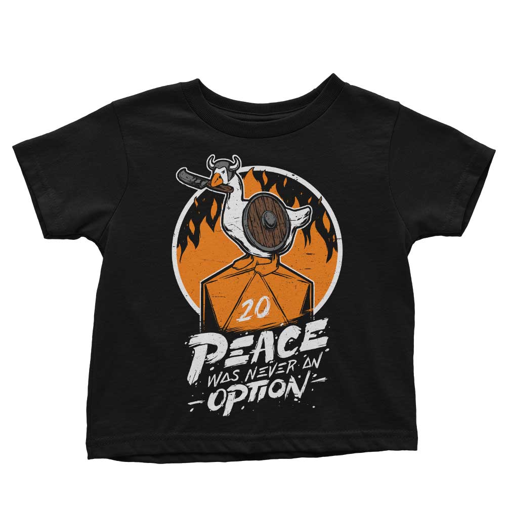 Youth's Stylish 'Peace Was Never an Option' Apparel from Studio Mootant