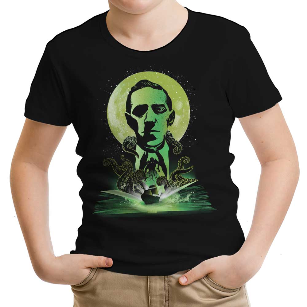 Lovecraft Book-themed Youth and Infant Apparel Collection