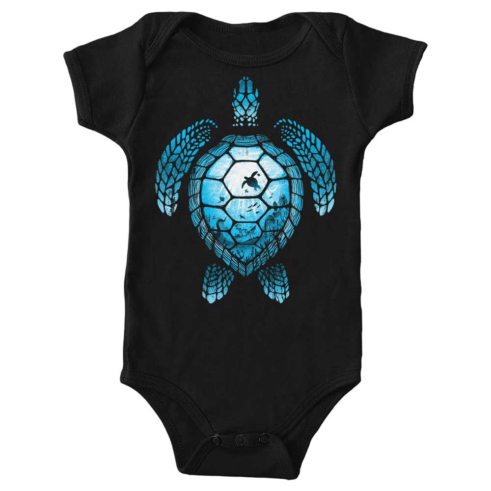 Youth and Infant Turtle Silhouette Apparel by Alemaglia