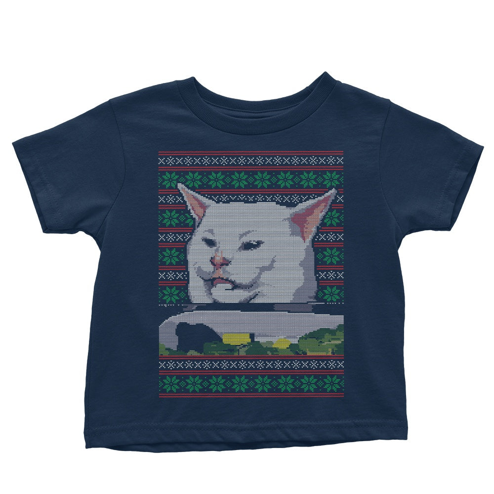 Youth Cat Yelled at Sweater - A Stylish Apparel for Young Ones