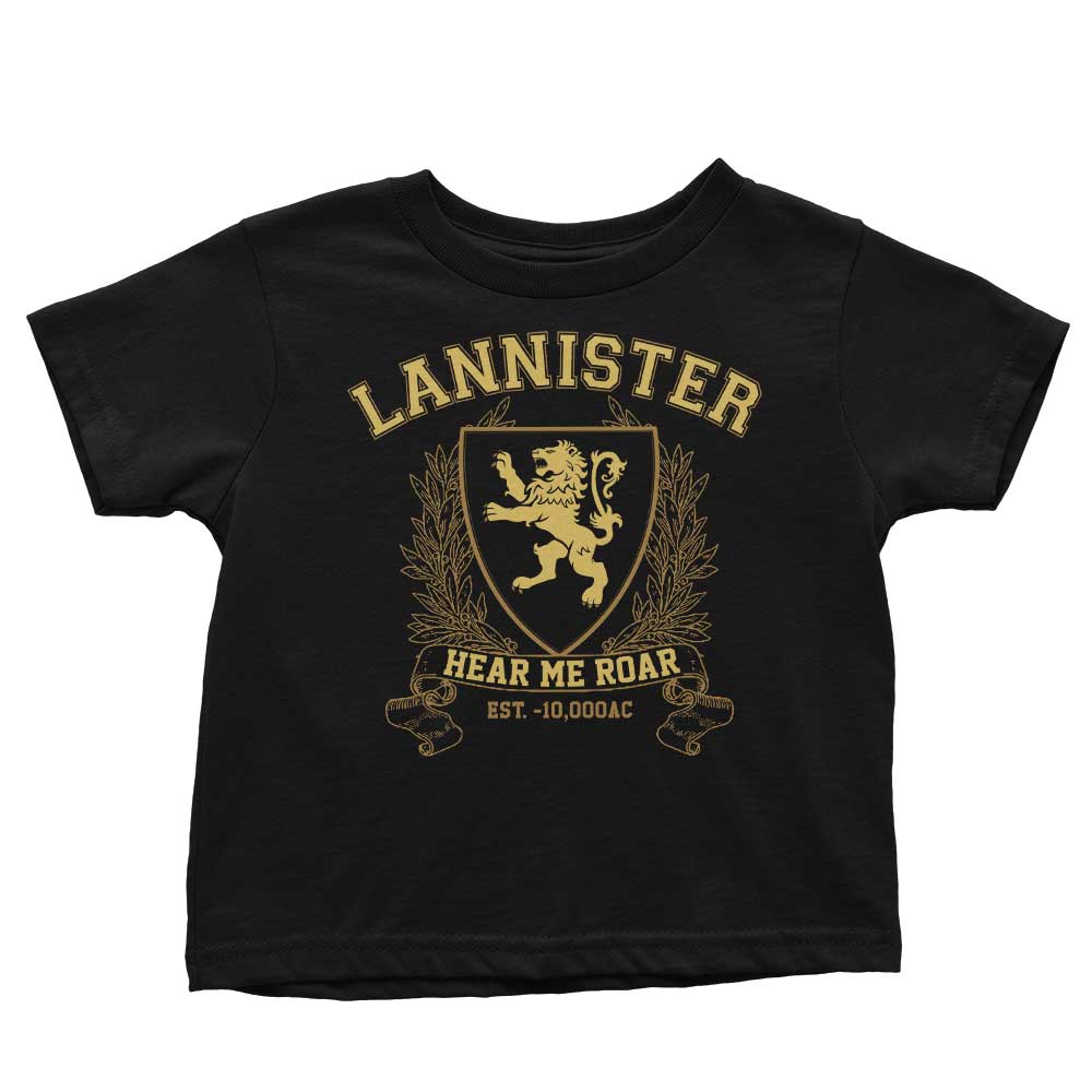 Youth and Infant Apparel from Lannister University by Digital Phoenix