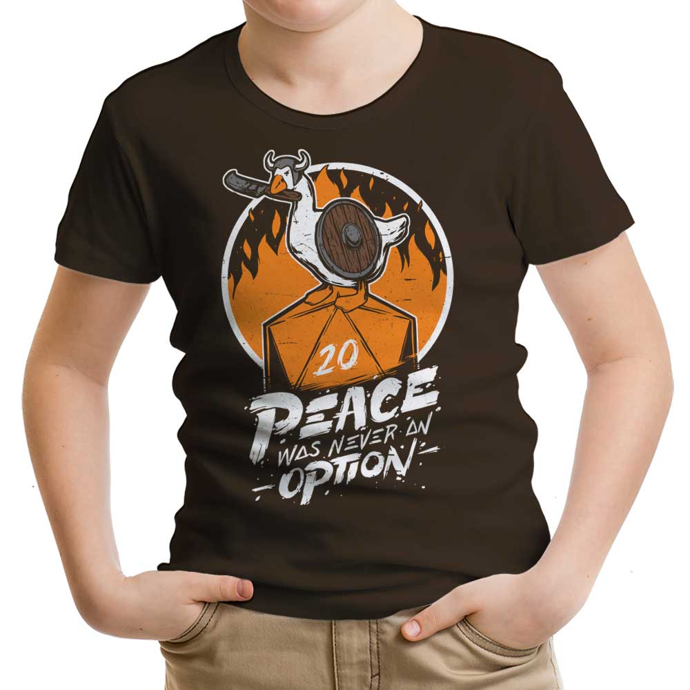 Youth's Stylish 'Peace Was Never an Option' Apparel from Studio Mootant