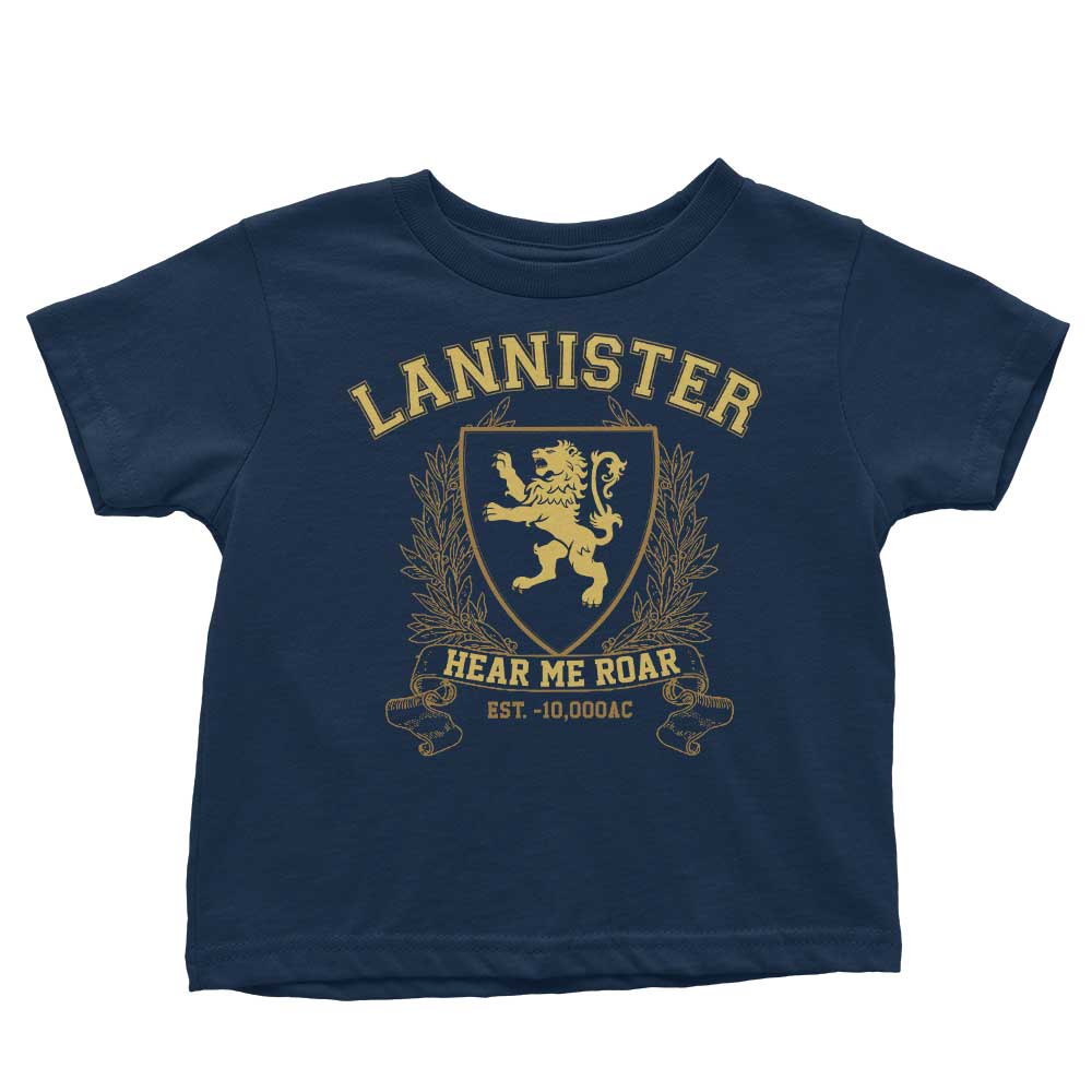 Youth and Infant Apparel from Lannister University by Digital Phoenix