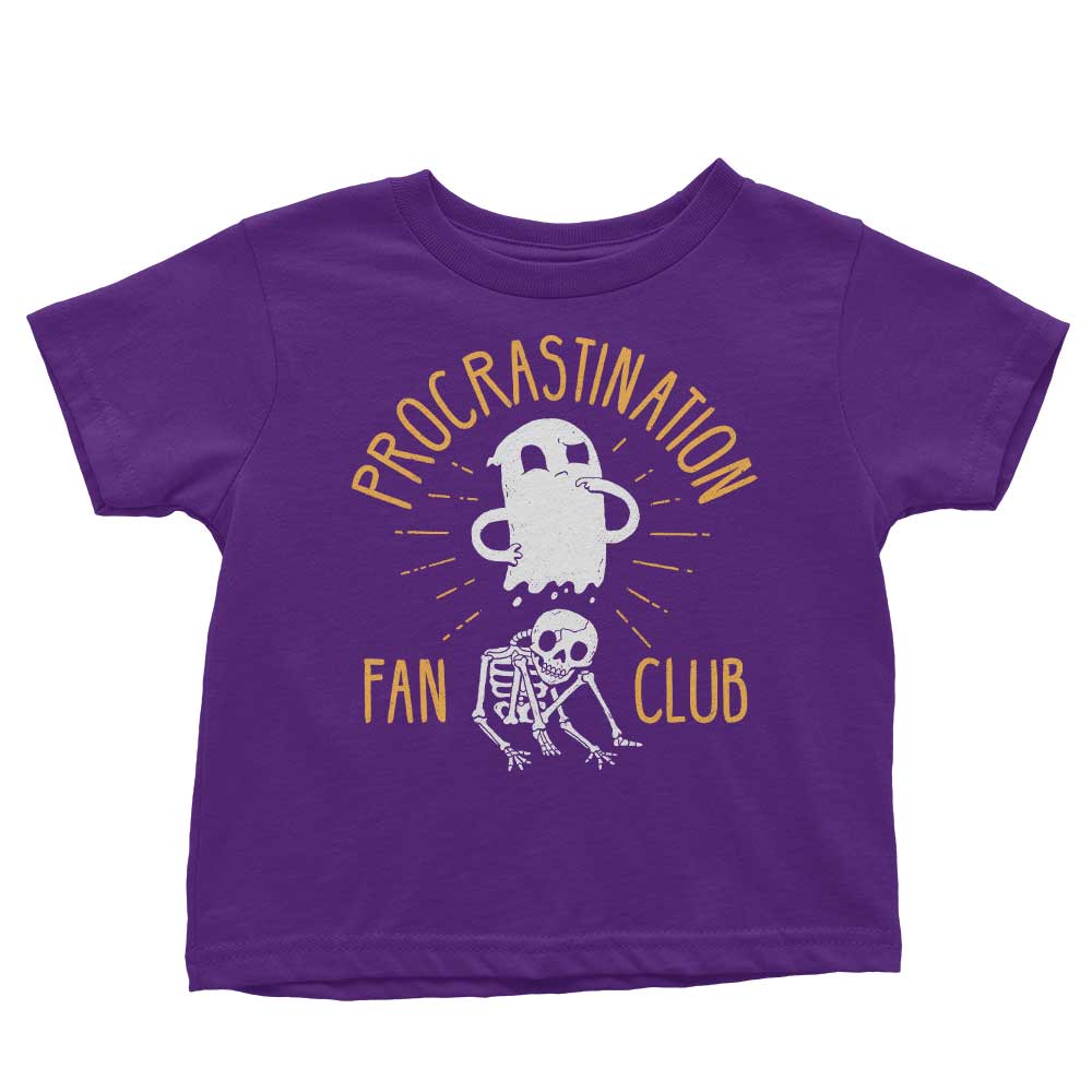 Youth and Infant Apparel - Procrastination Fan Club Collection