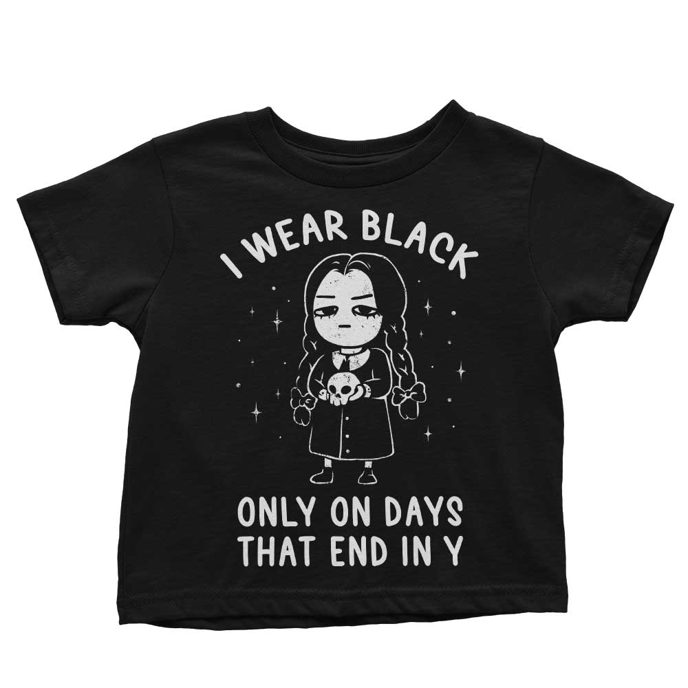 Stylish Black Youth and Infant Apparel Collection