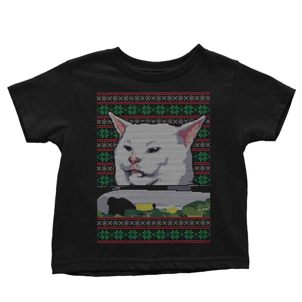 Youth Cat Yelled at Sweater - A Stylish Apparel for Young Ones
