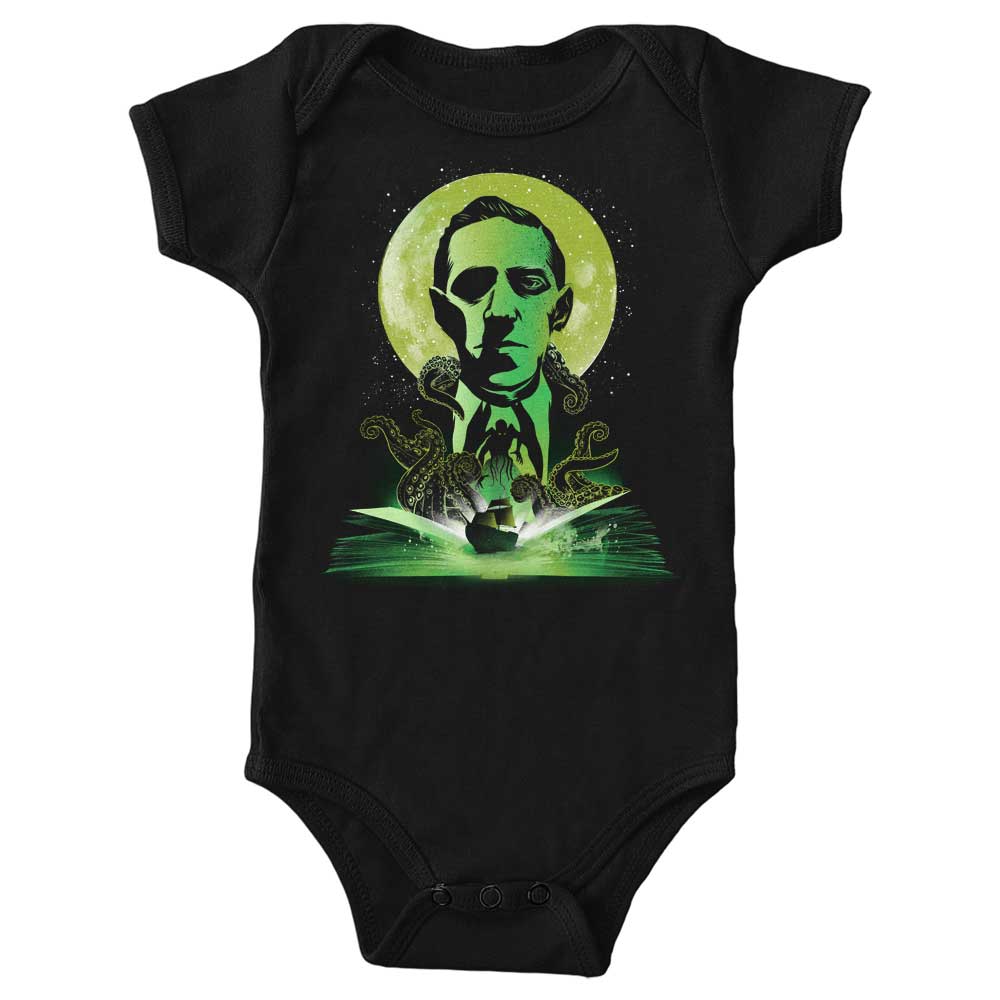 Lovecraft Book-themed Youth and Infant Apparel Collection