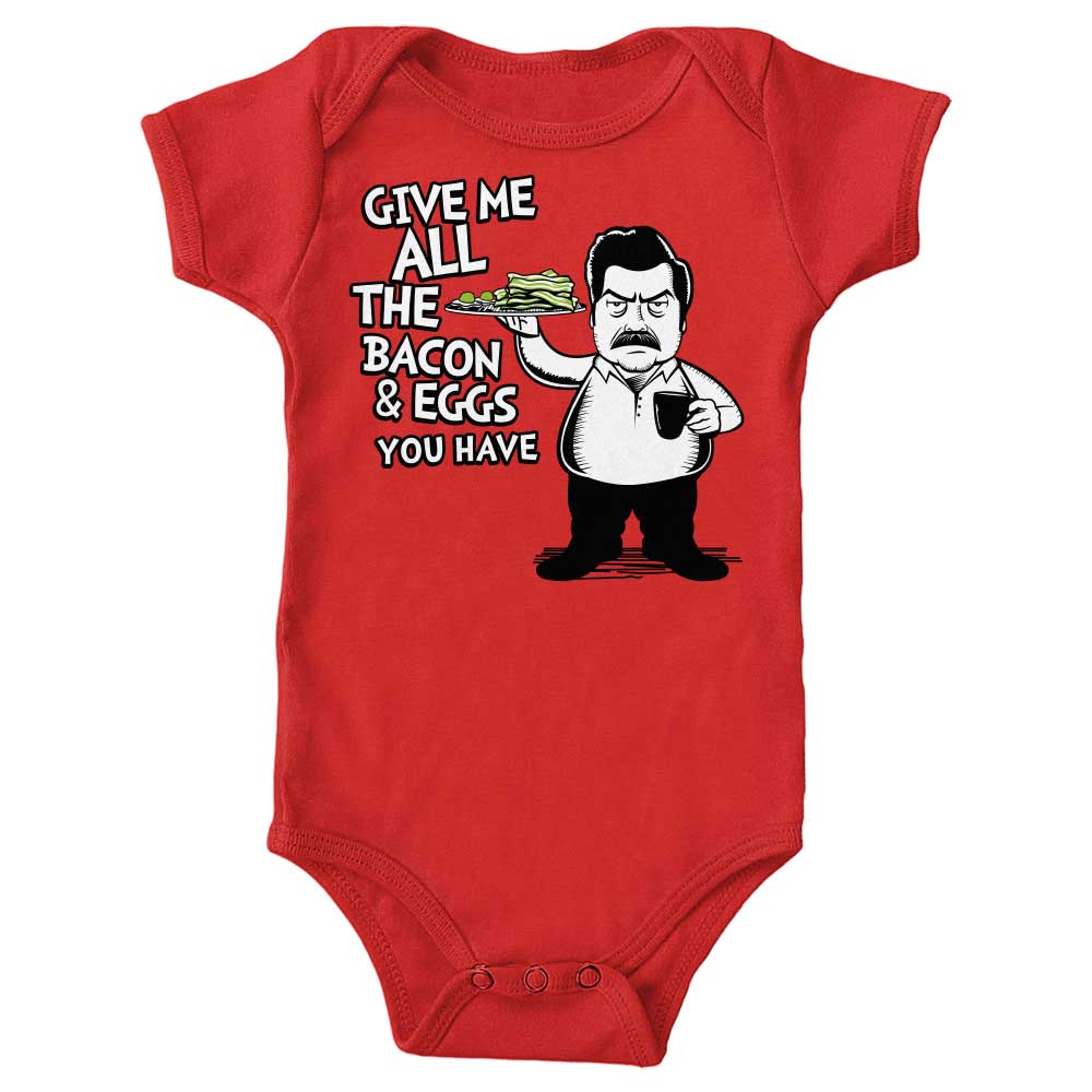 Tom Trager's Youth Apparel: Bacon and Eggs T-Shirts & Onesies
