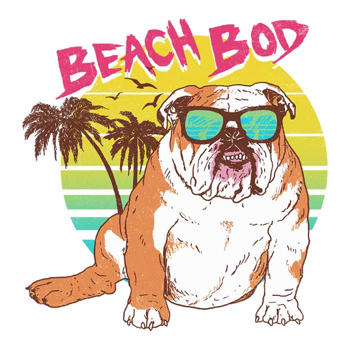 Youth and Infant Beach - Themed Apparel Collection: Beach Bod