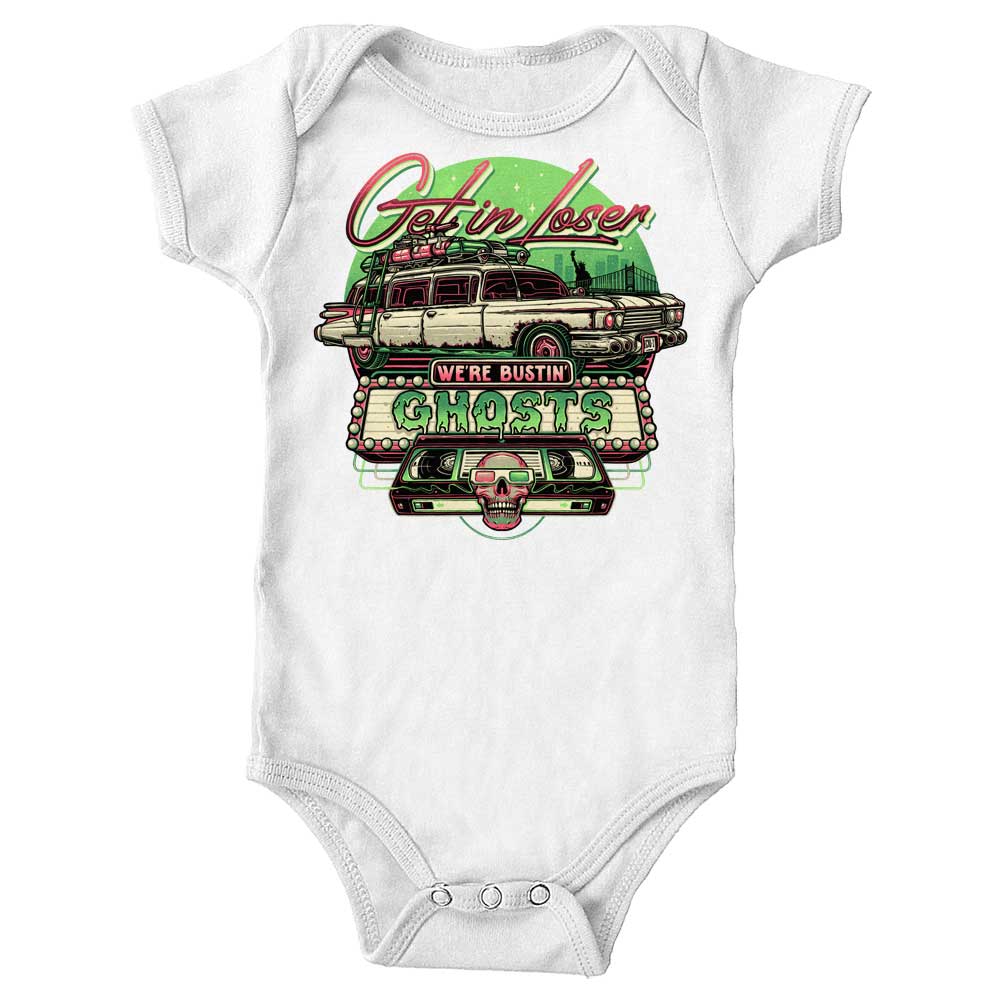Youthful 'We're Bustin' Ghosts' Apparel from Momma Gorilla