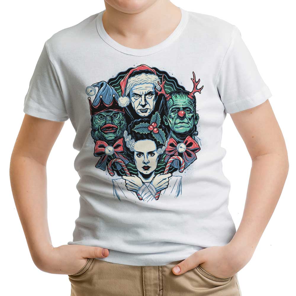 Youth Christmas Monsters Apparel by Momma Gorilla