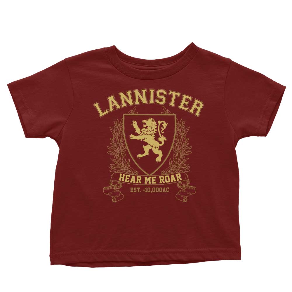 Youth and Infant Apparel from Lannister University by Digital Phoenix