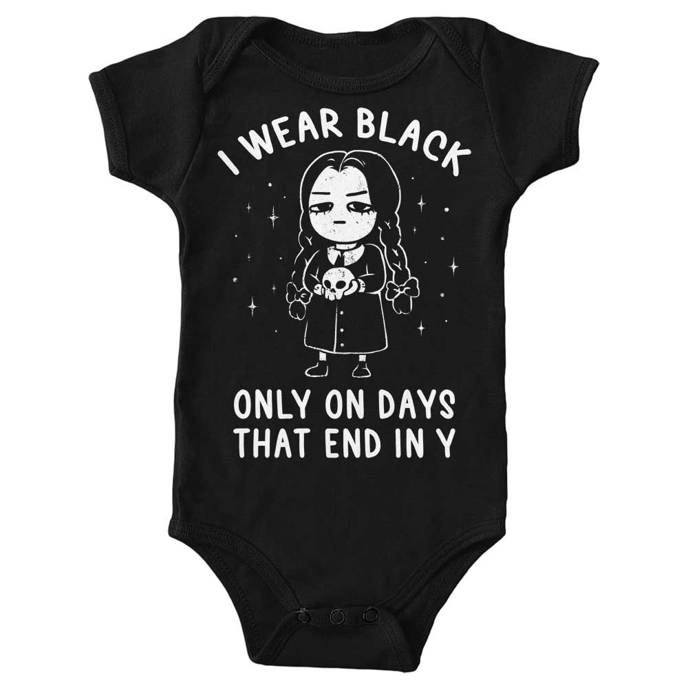 Stylish Black Youth and Infant Apparel Collection