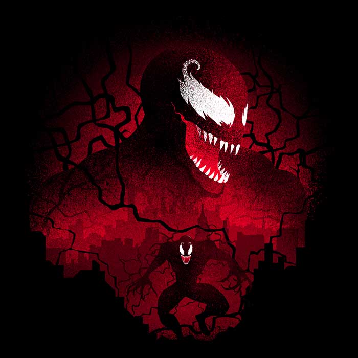 Red Symbiote-themed Youth Clothing Apparel