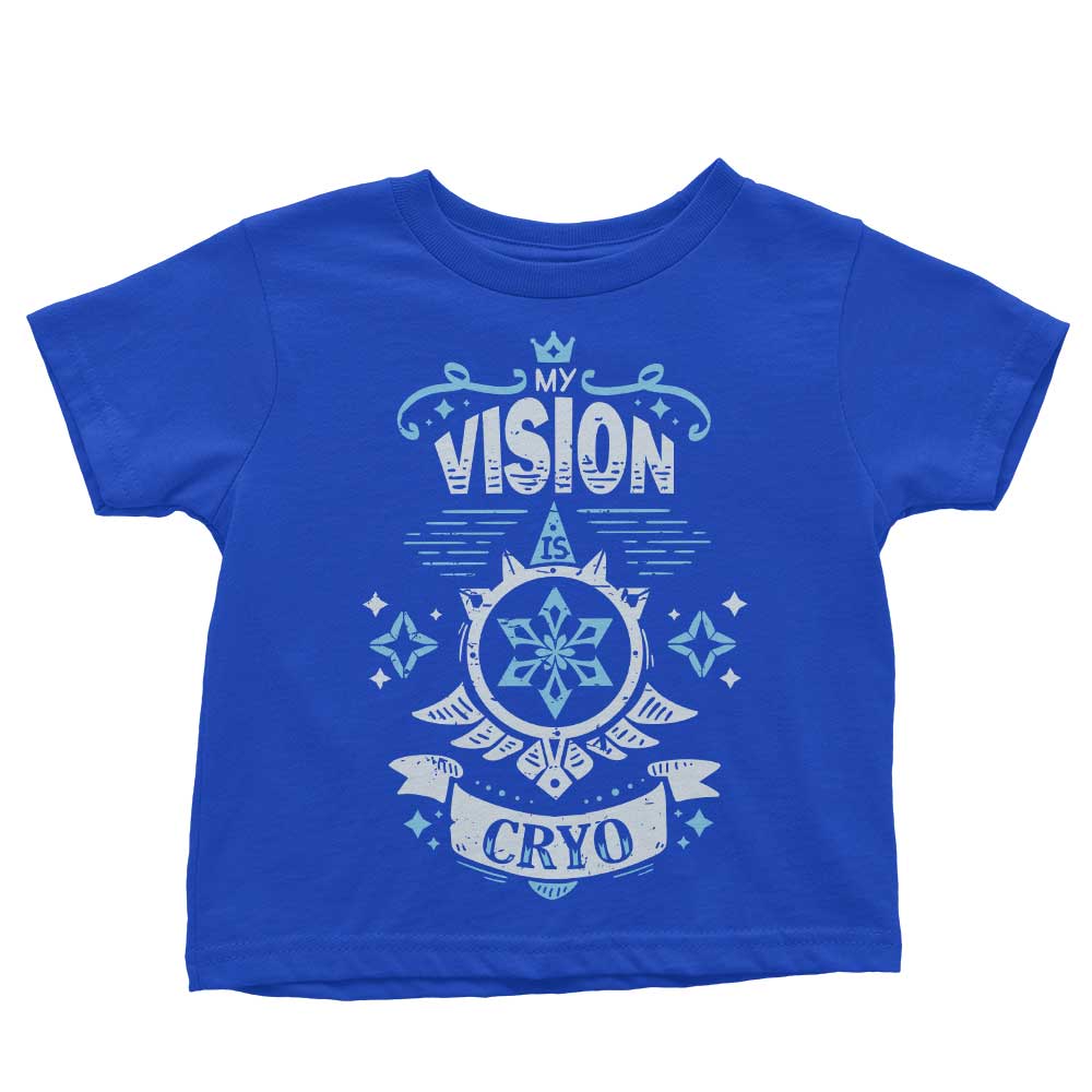 Typhoonic Art's My Vision is Cryo Youth and Infant Apparel Collection