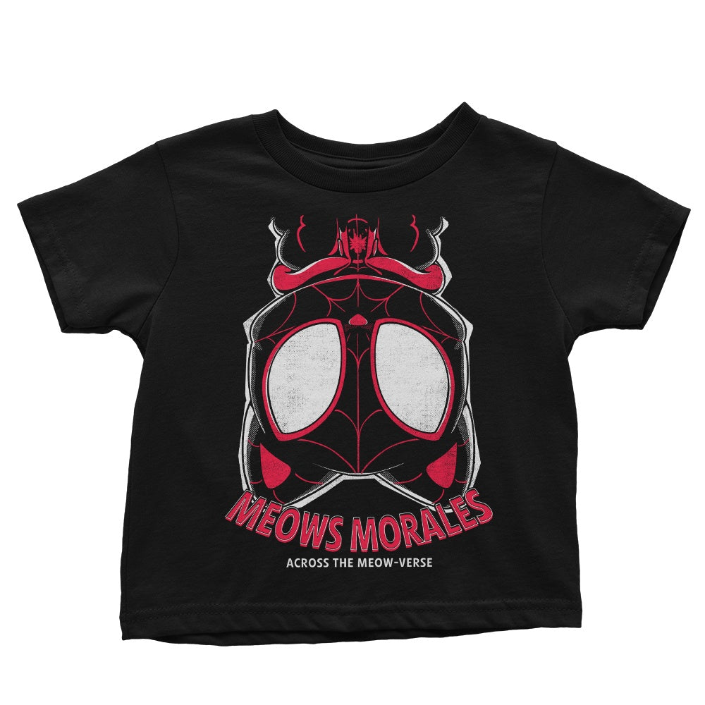 Youth and Infant Apparel Inspired by Meows Morales from Fitas Artwork