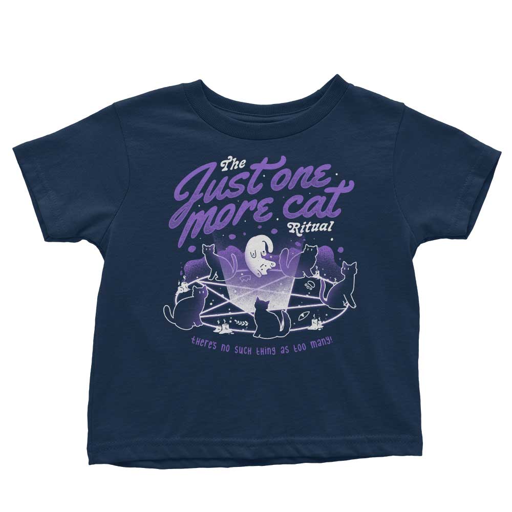Just One More Cat Youth Clothing Apparel