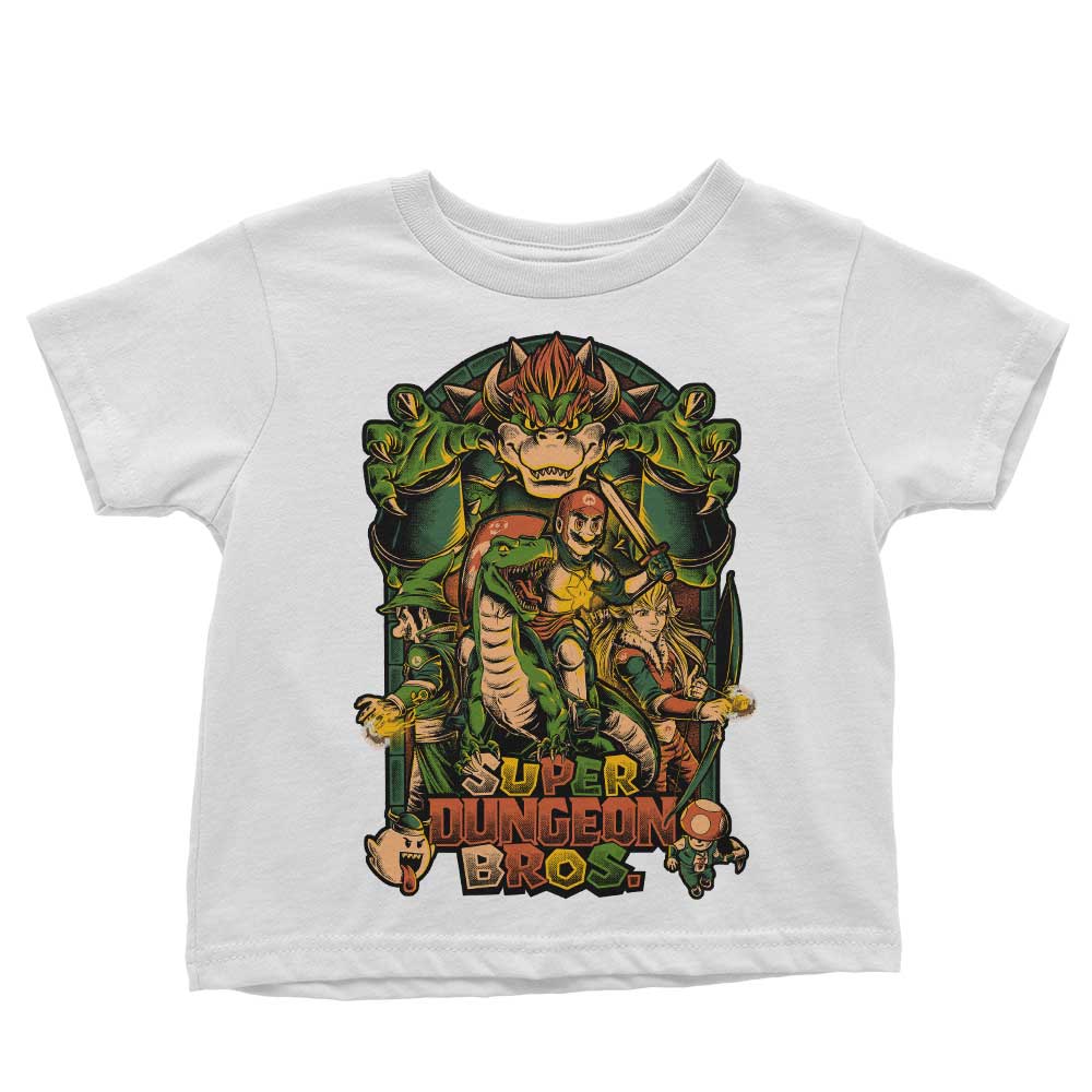 Super Dungeon Bros. Youth and Infant Apparel Collection