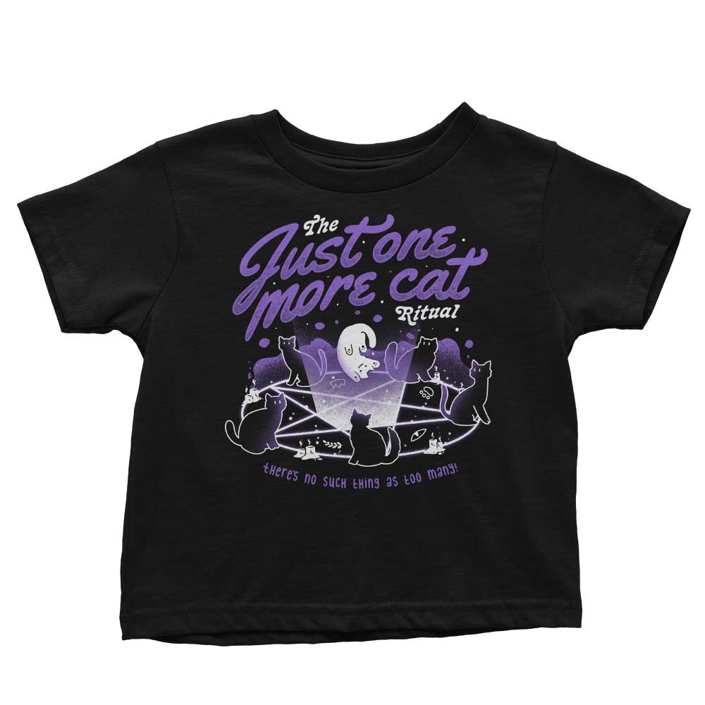 Just One More Cat Youth Clothing Apparel
