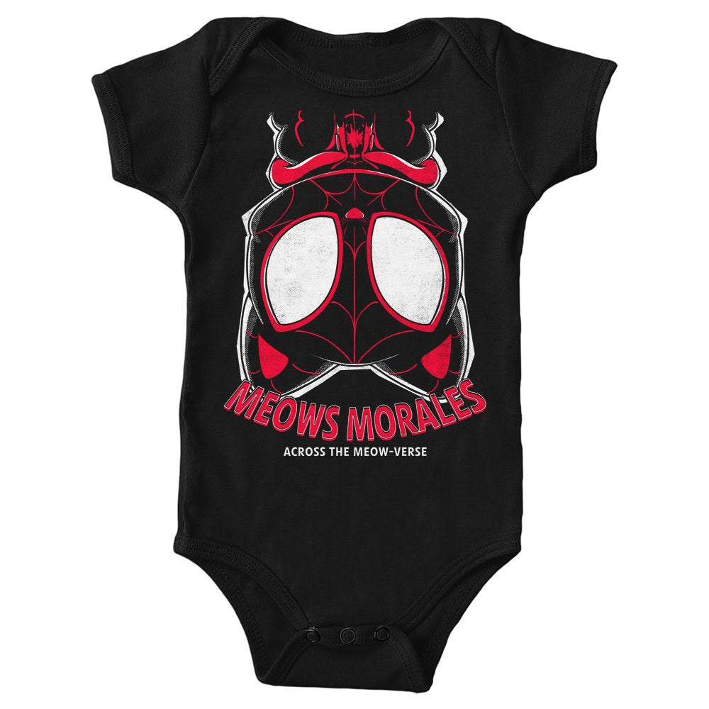 Youth and Infant Apparel Inspired by Meows Morales from Fitas Artwork