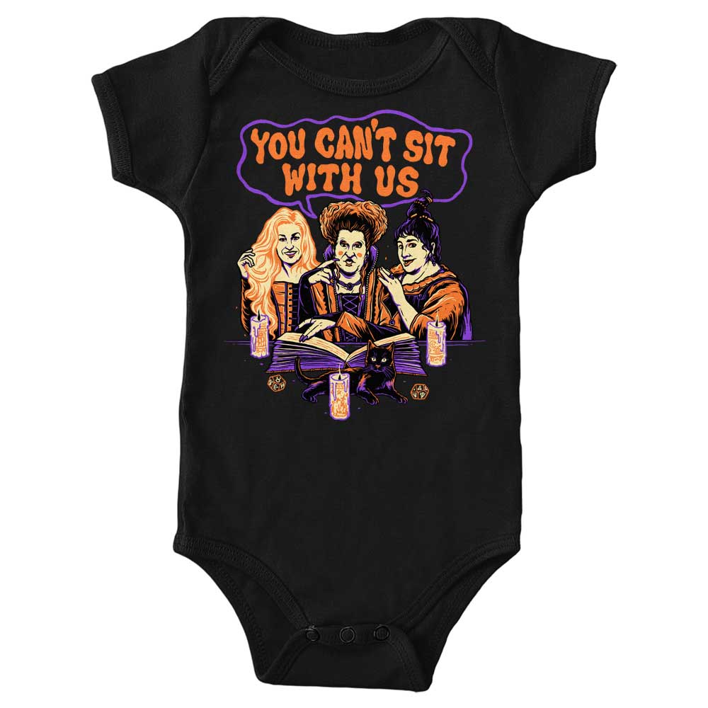 You Can't Sit Witch Us - Youth and Infant/Toddler Apparel Collection