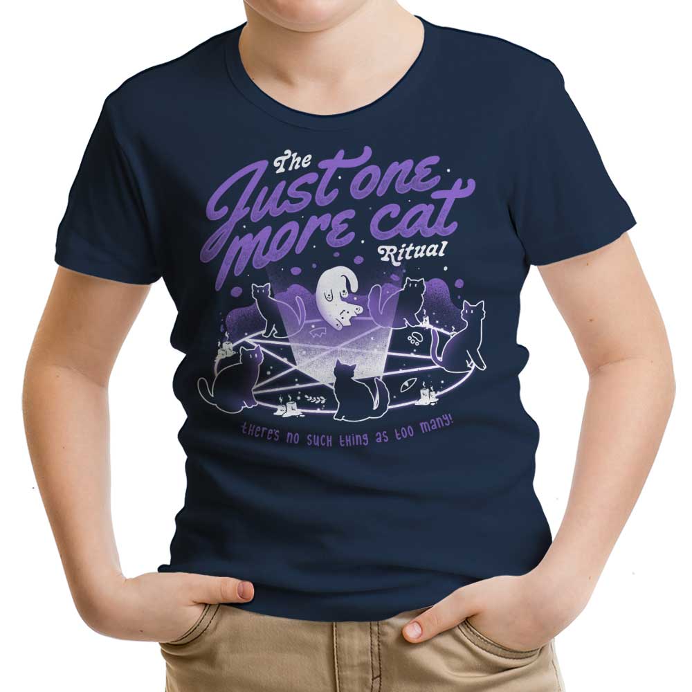 Just One More Cat Youth Clothing Apparel