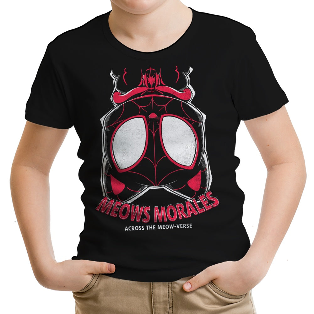 Youth and Infant Apparel Inspired by Meows Morales from Fitas Artwork