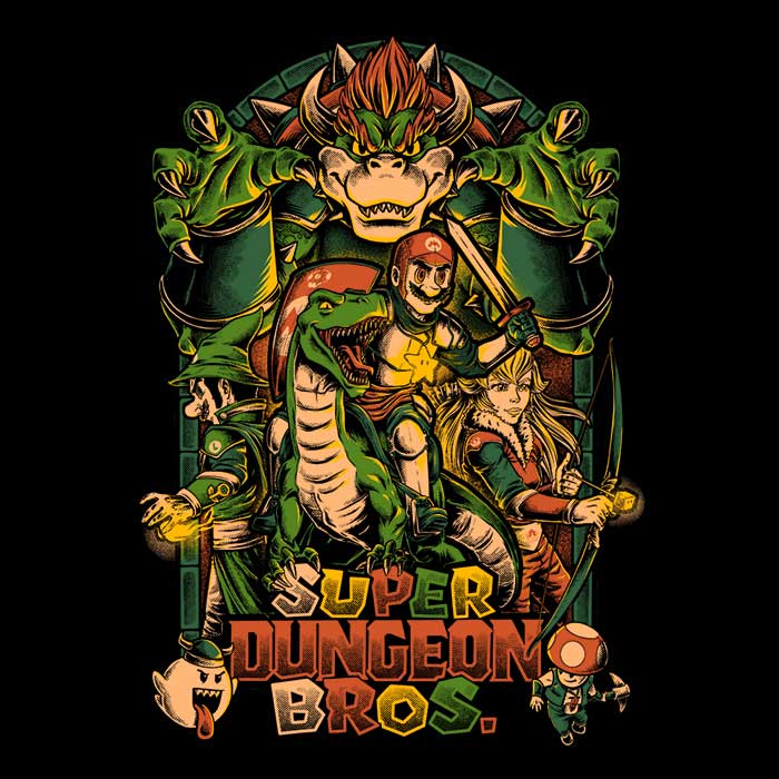 Super Dungeon Bros. Youth and Infant Apparel Collection
