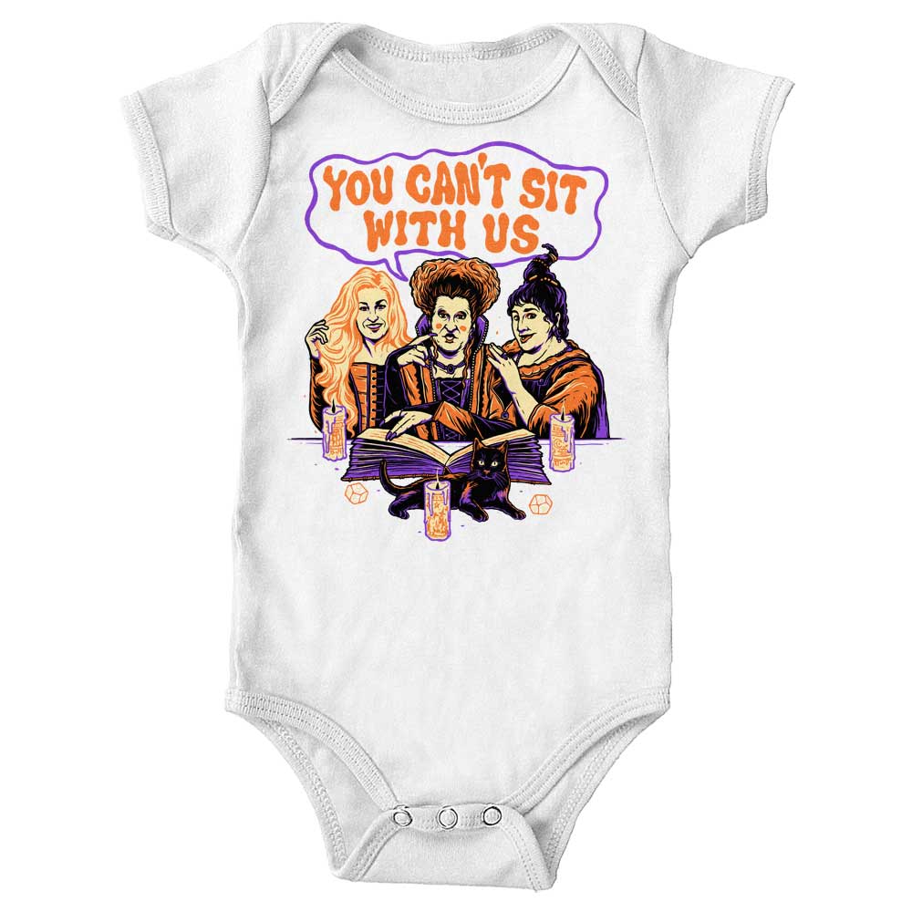 You Can't Sit Witch Us - Youth and Infant/Toddler Apparel Collection