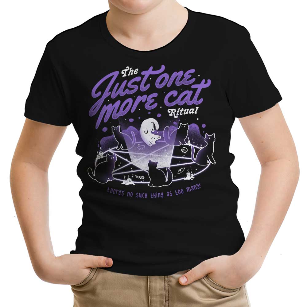 Just One More Cat Youth Clothing Apparel