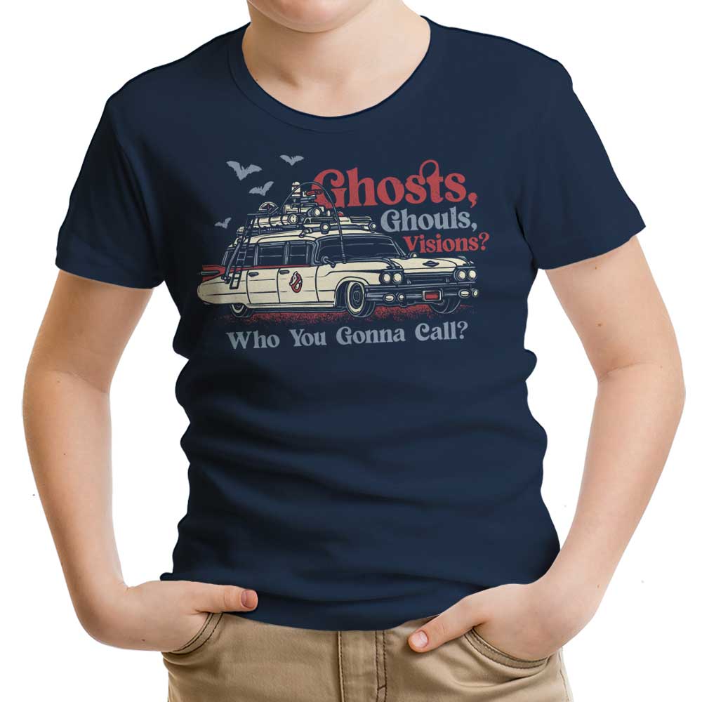 Spooky Ghosts, Eerie Ghouls, and Mysterious Visions Youth Clothing Apparel