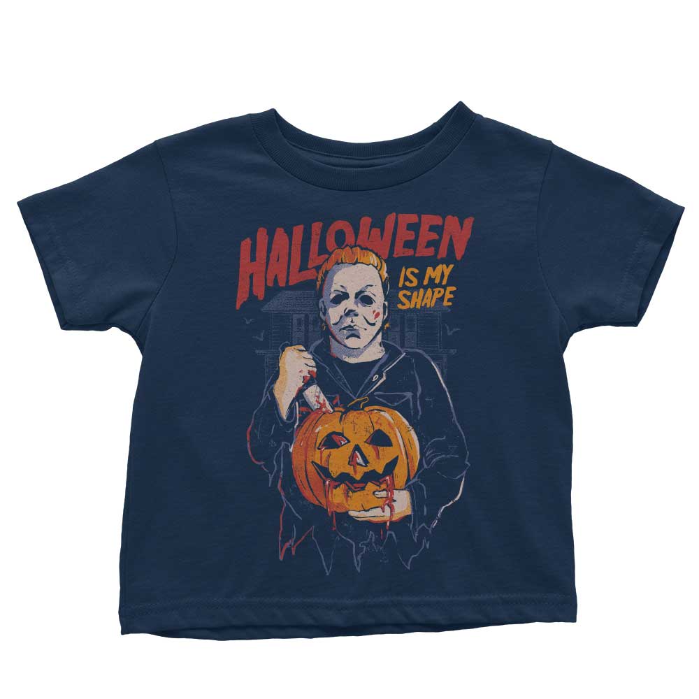 Youth Halloween Themed Apparel - 'Halloween is My Shape'