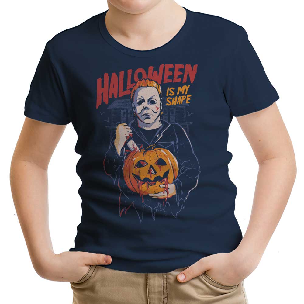Youth Halloween Themed Apparel - 'Halloween is My Shape'