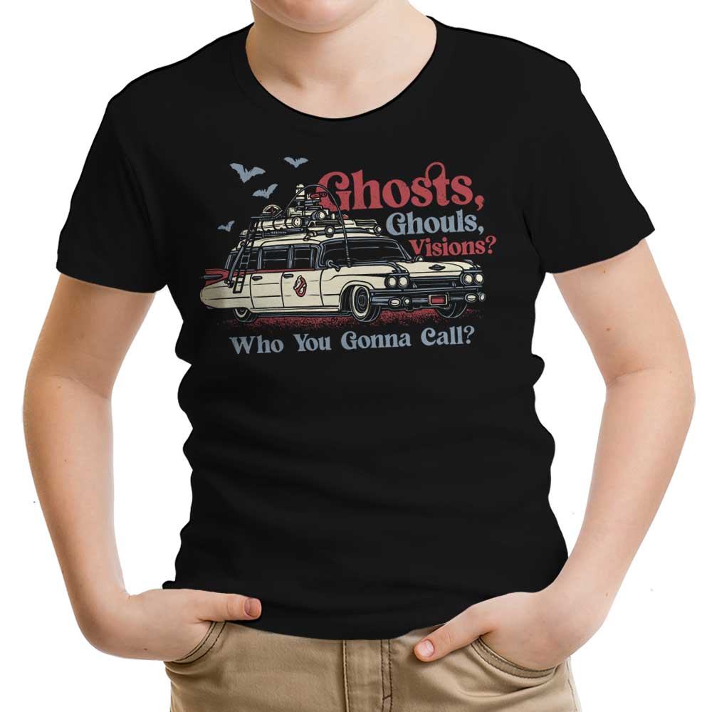 Spooky Ghosts, Eerie Ghouls, and Mysterious Visions Youth Clothing Apparel